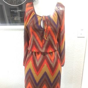 Striped Long Sleeve Dress